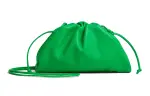 Bottega Veneta POUCH Cloud Bag Cow Leather One Shoulder Crossbody Clutch Mini Women's Parrot Green