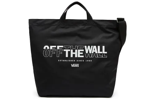 Vans Print Nylon Handbag Unisex Black