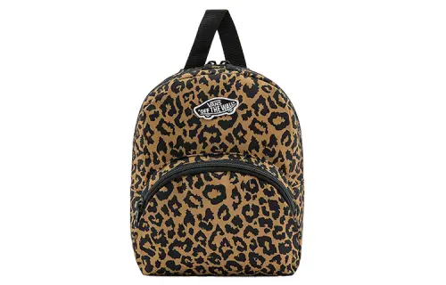 Vans Cotton Backpack Regular Women's Leopard Print