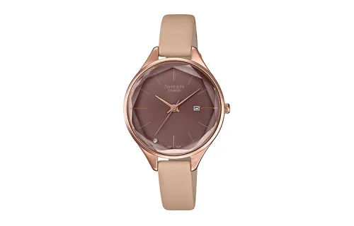 CASIO Women's SHEEN Coffee Watch