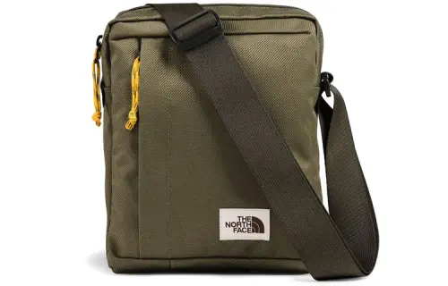 THE NORTH FACE 6L Crossbody Backpack Outdoor Bag Nylon Fabric Green Men's