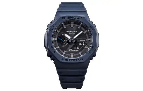 CASIO Men Liquid Crystal/Analog Dual Display Series 45.4mm Black Watch GA-B2100-2AJF