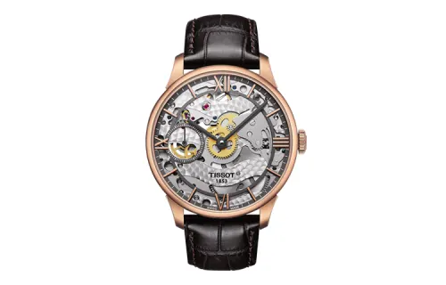 TISSOT Tourelles Collection Manual Mechanical Movement Men's Watches Watch 42mm Silver Dial Stainless Steel Case