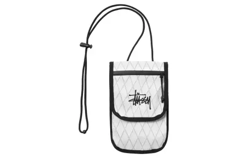 Stussy Nylon Crossbody Bag Regular Unisex White