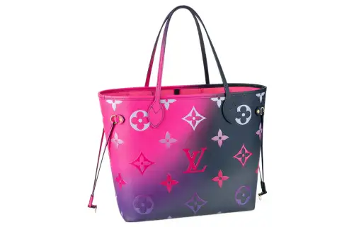 LOUIS VUITTON Neverfull Mm Midnight Fuchsia