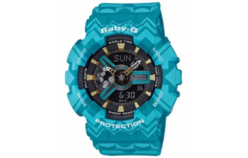 CASIO Women's BABY-G Black Watch BA-110TP-2A
