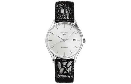 LONGINES Lvya Collection Automatic Mechanical Movement Women's Watch 35mm Silver Dial Stainless Steel Case