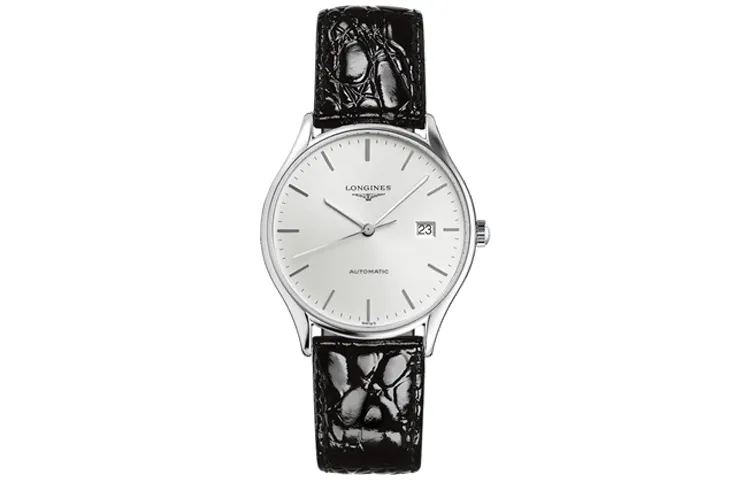 LONGINES Lvya Collection Automatic Mechanical Movement Women's Watch 35mm Silver Dial Stainless Steel Case