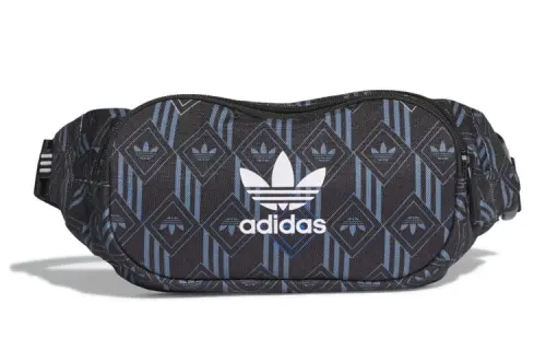 Adidas Originals Adidas Polyester Sling Bag, Fanny Pack Unisex Blue Black