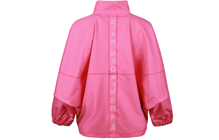 Женская куртка Nike Woven Jacket (фиолетово-розовая) — фото 2