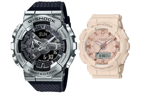 CASIO Unisex Pair Table Series Black Watch