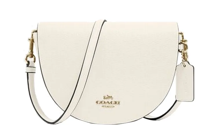 COACH Ellen Leather Crossbody Bags Small Women's White