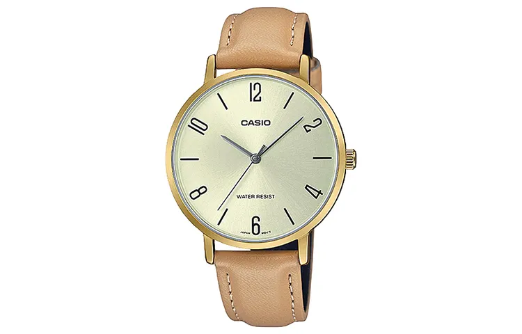 CASIO Women's Standard Series Gold Watch LTP-VT01GL-9B2
