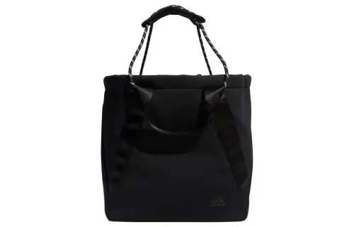 Adidas Polyester Tote Bag, Shopping Bag, Shoulder Bag, Handbag Regular Unisex Black