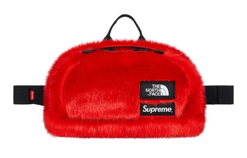Supreme The North Face X The North Face Collaboration Beaver Fur Crossbody Bag, Sling Bag, Fanny Pack Regular Unisex