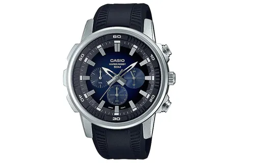 CASIO Men Standard Series Blue Watch MTP-E505-2AV