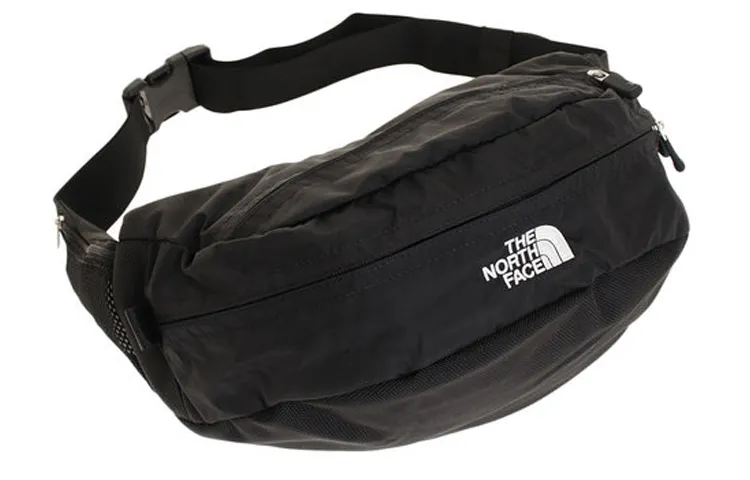 THE NORTH FACE 3L Sling Bag With Double Zippers, Fanny Pack, Outdoor Bag Nylon Black Unisex