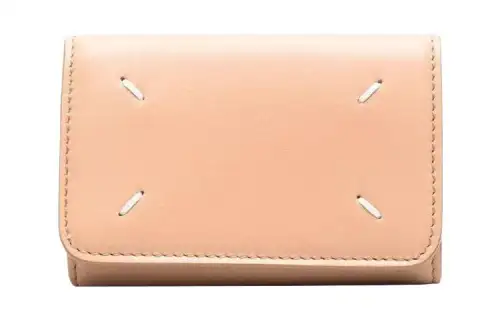 Maison Margiela Smooth Leather Trifold Wallet Women's