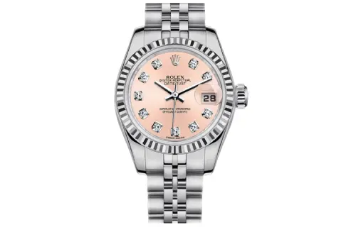ROLEX Women's Apparel Datejust Collection Automatic Mechanical Movement Women's Watch 26mm Pink Watch Dial