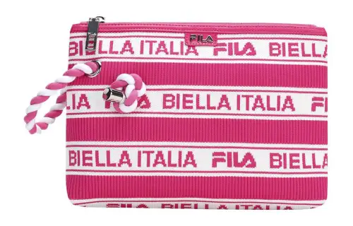 FILA Fabric Shopping Bag Clutch Regular Women's Fluorescent Radiant Red