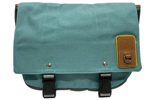 LOEWE Canvas Shoulder Bag Women's Green