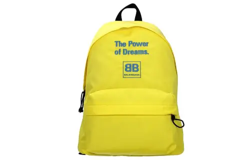 Balenciaga Fabric Backpack Women's Yellow