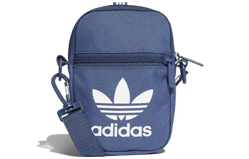 Adidas Originals Trefoil Polyester Crossbody Bag, Shoulder Bag Unisex Blue