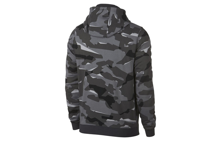Мужская куртка Nike As Camo Jkt (серо-черная) — фото 2