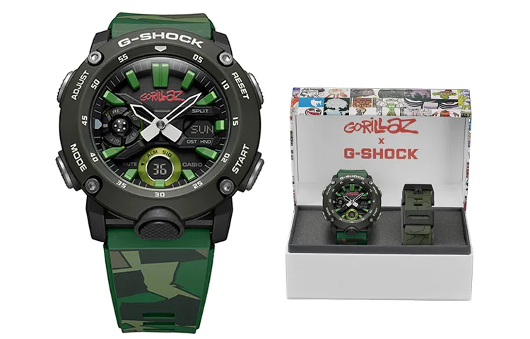 CASIO Men Green Watch GA-2000GZ-3APR
