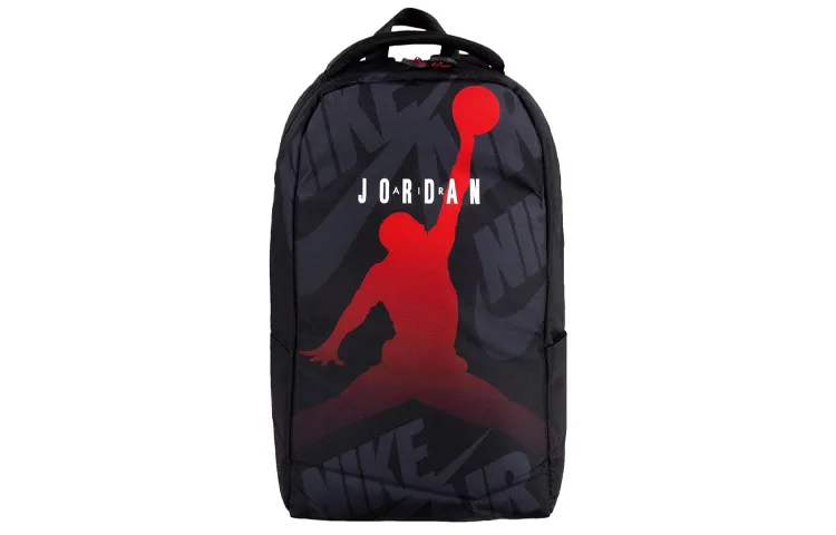 Jordan Polyester Backpack Unisex Black