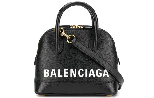 Balenciaga Ville Top Handle Bag Xxs Black