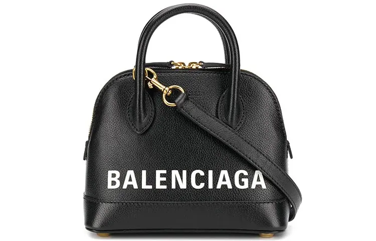 Balenciaga Ville Top Handle Bag Xxs Black