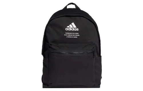 Adidas Recycled Polyester Twill Backpack Regular Unisex Black