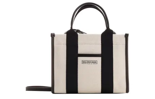 Balenciaga Cotton Tote Bag, Shopping Bag, Shoulder Bag, Handbag Women's White