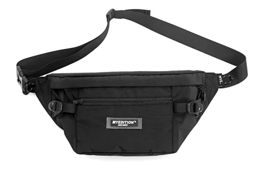 MYEDITION 7L Sling Bag Crossbody Bag Outdoor Bag Oxford White/Black/Soy Milk White/Gray Blue Unisex