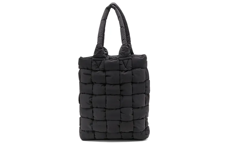 Bottega Veneta Nylon Tote Bag, Shopping Bag, Handbag Women's Black