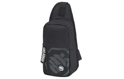 Li Ning Polyester Shoulder Bag, Crossbody Bag, Sling Bag Unisex Black