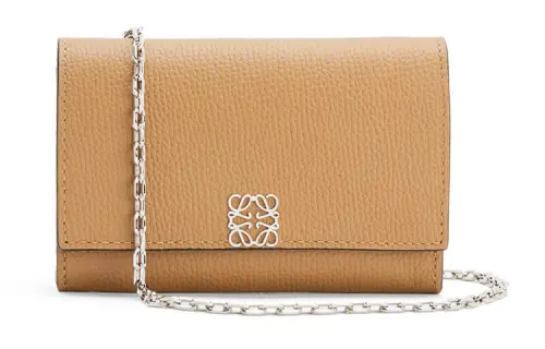 LOEWE Cow Leather Shoulder Bag, Crossbody Bag Women's Brown