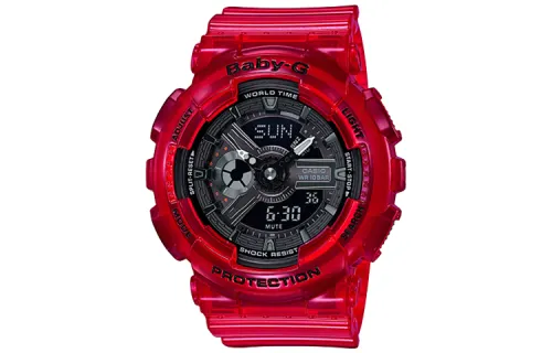 CASIO Women's BABY-G Black Watch BA-110CR-4A