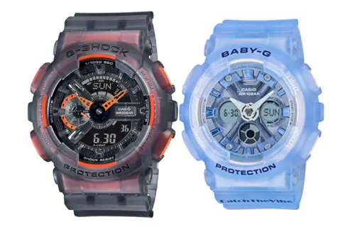 CASIO Unisex Pair Table Series Black Watch
