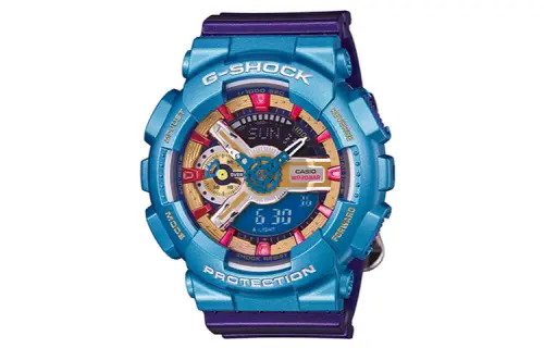 CASIO Women's Gold Watch GMA-S110HC-6A