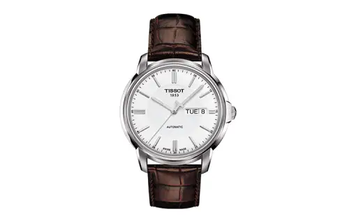 TISSOT Hengyi Collection Automatic Mechanical Movement Men's Watches Watch 39mm White Dial Stainless Steel Case