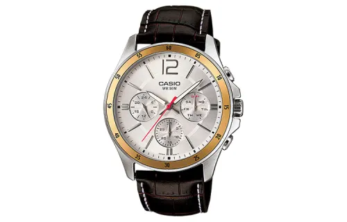CASIO Men Standard Series Silver Watch MTP-1374L-7AV