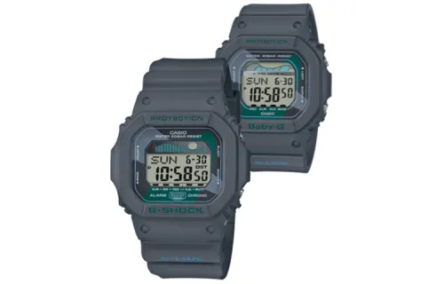 CASIO Unisex Pair Table Series Gray Watch