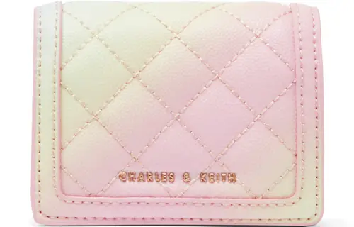 CHARLES&KEITH Polyurethane Synthetic Leather Charles & Keith Bag Crossbody Bag Wallet Card Holder Mini Women's