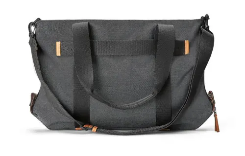 LOEWE Zip Closure Canvas Bag, Shoulder Bag, Handbag Large Men's Black Yellow Patchwork
