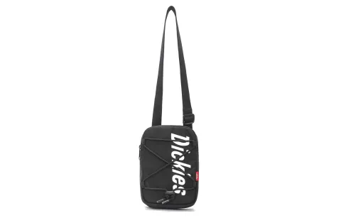 Dickies Polyester Lace Up Crossbody Bag Regular Unisex Black