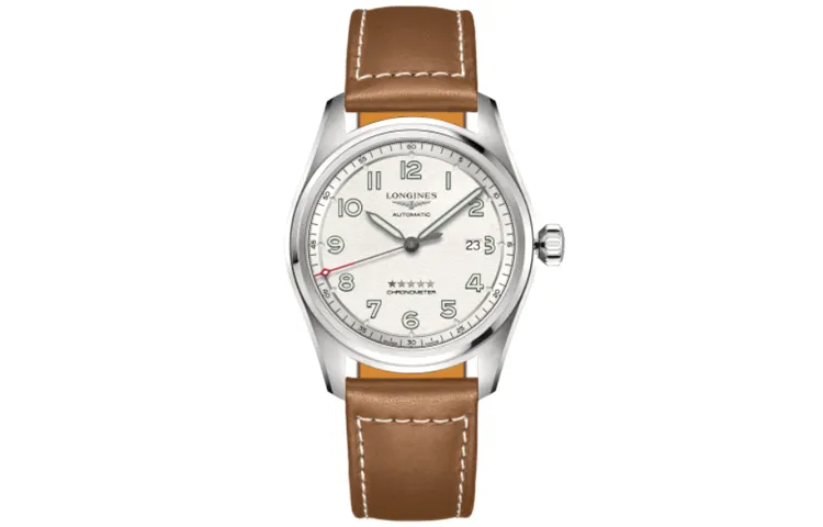 LONGINES Spirit Collection Automatic Mechanical Movement 100m Waterproof Men's Watches Watch 42mm White Dial