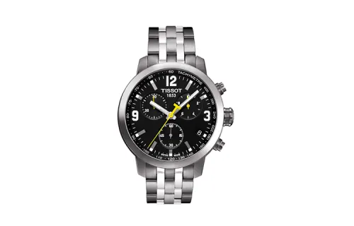 TISSOT Galloping Chase Collection Quartz Movement Men's Watches Watch 41mm*42mm Black Dial Stainless Steel Case