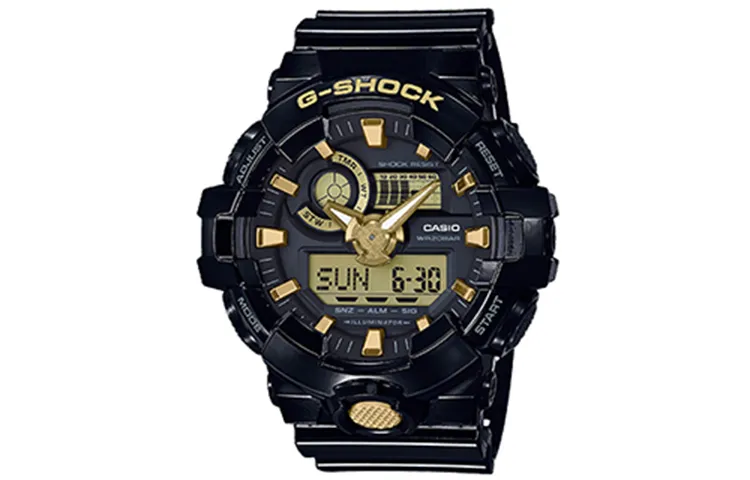 CASIO Men Liquid Crystal/Analog Dual Display Series Black Watch
